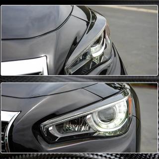 Headlight Eyelids (for Q50 2014-2017, Carbon) Infiniti Q50/Q60 2013-2024 photo 4