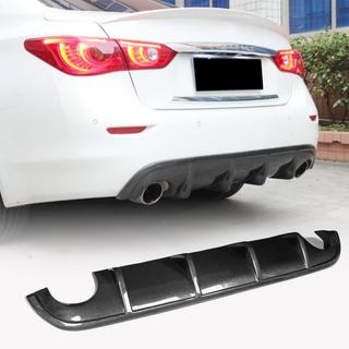 Rear Bumper Diffuser V1 for Q50 Base/Sport 2014-2017, Carbon Infiniti Q50/Q60 2013-2024 photo 1