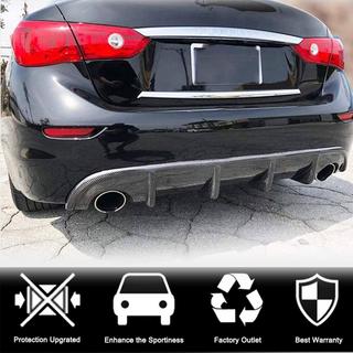Rear Bumper Diffuser V1 for Q50 Base/Sport 2014-2017, Carbon Infiniti Q50/Q60 2013-2024 photo 2