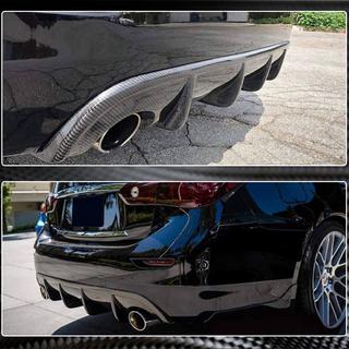 Rear Bumper Diffuser V1 for Q50 Base/Sport 2014-2017, Carbon Infiniti Q50/Q60 2013-2024 photo 4