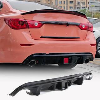 Rear Bumper Diffuser V2 for Q50 Base/Sport 2014-2017 Carbon Infiniti Q50/Q60 2013-2024 photo 1