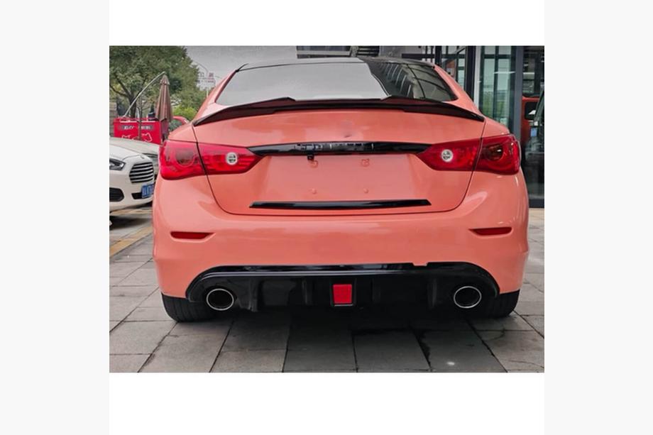 Infiniti Q50/Q60 2013-2024 Rear Bumper Diffuser V2 for Q50 Base/Sport 2014-2017 Carbon Photo 2