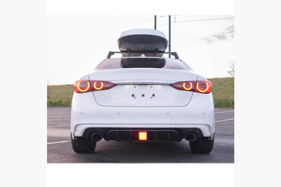 Infiniti Q50/Q60 2013-2024 Rear bumper diffuser V1 (for Q50 Base/Sport 2018-2023) Photo 3