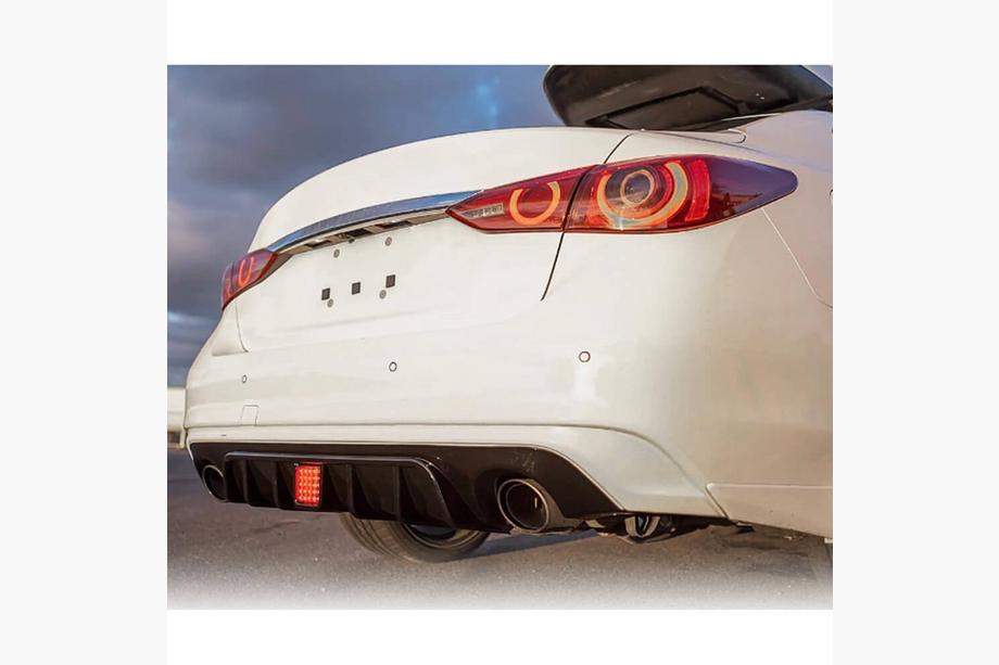 Infiniti Q50/Q60 2013-2024 Rear bumper diffuser V1 (for Q50 Base/Sport 2018-2023) Photo 4