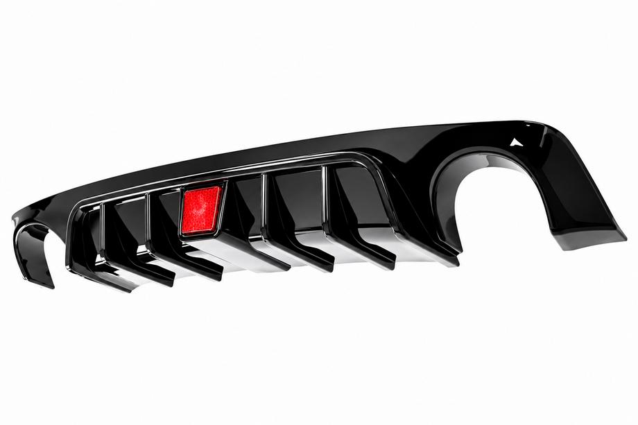 Infiniti Q50/Q60 2013-2024 Rear bumper diffuser V1 (for Q50 Base/Sport 2018-2023) Photo 2
