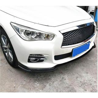 Front Bumper Lip V1 for Q50 Base 2014-2017 Carbon Infiniti Q50/Q60 2013-2024 photo 3