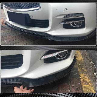 Front Bumper Lip V2 for Q50 Base 2014-2017 Carbon Infiniti Q50/Q60 2013-2024 photo 2