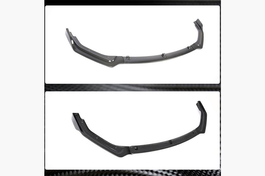 Infiniti Q50/Q60 2013-2024 Front Bumper Lip V2 for Q50 Base 2018-2023, Carbon Photo 2