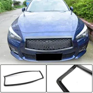 Front Grille Surround Trim (for Q50 Base/Sport 2014-2017, Carbon) photo 1
