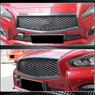 Front Grille Surround Trim (for Q50 Base/Sport 2014-2017, Carbon) photo 4