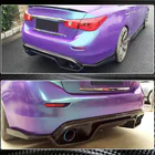 Infiniti Q50/Q60 2013-2024 Rear Bumper Diffuser V3 for Q50 Base/Sport 2014-2017, Carbon photo 4