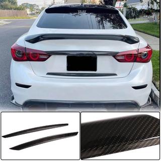 Trunk Lid Cover (for Q50 Base/Sport 2014-2017, Carbon) Infiniti Q50/Q60 2013-2024 photo 1