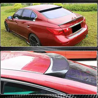 V2 Rear Window Spoiler (for Q50, Carbon) Infiniti Q50/Q60 2013-2024 photo 4