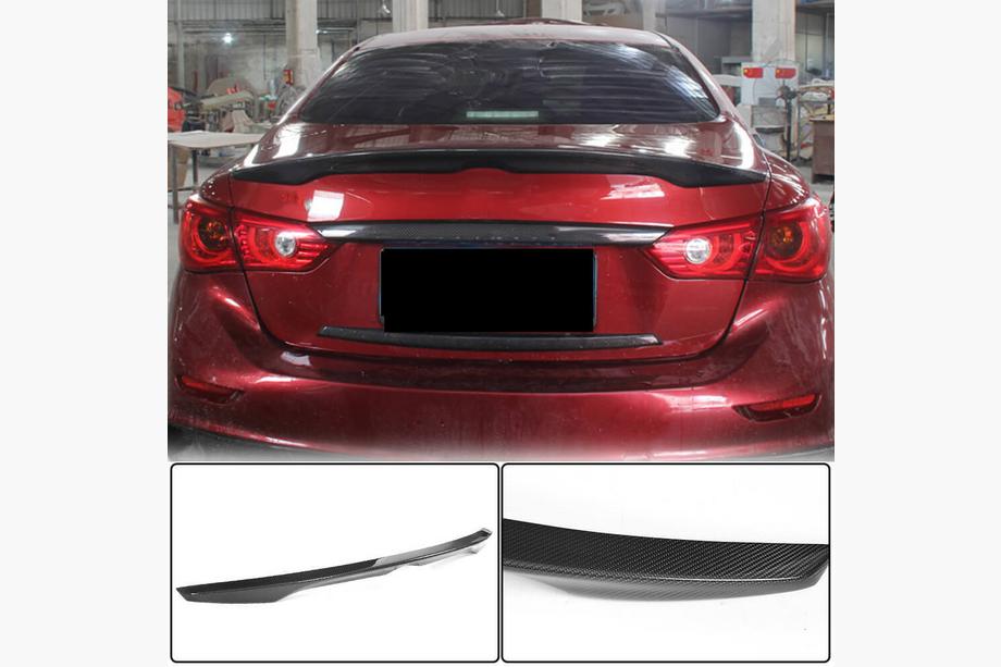 Infiniti Q50/Q60 2013-2024 Spoiler V4 (for Q50, Carbon) Image