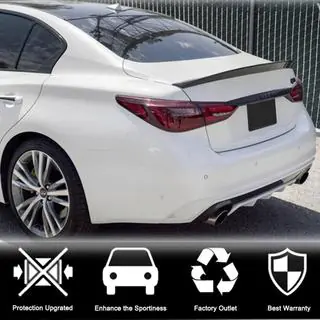 V7 Spoiler (for Q50, Carbon) Infiniti Q50/Q60 2013-2024 photo 2