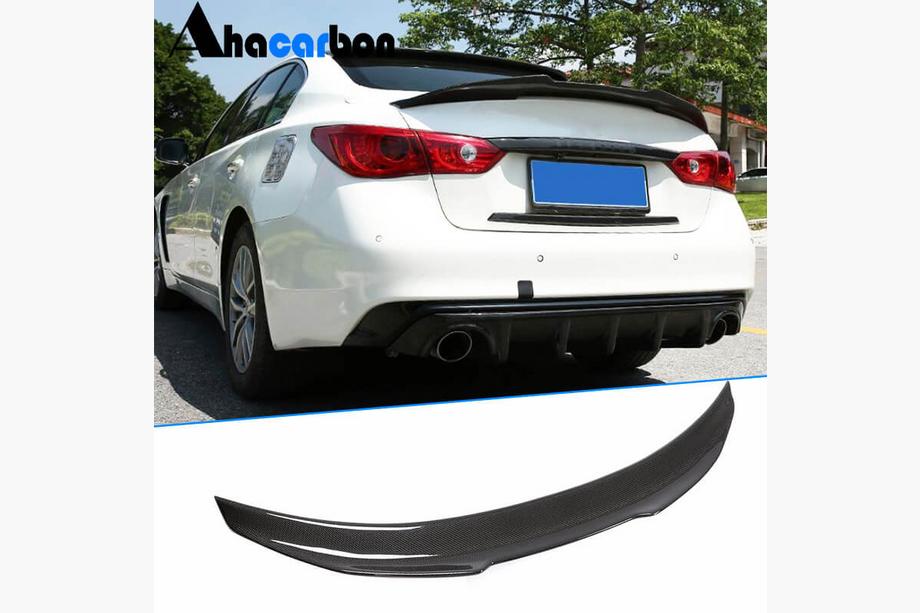 Infiniti Q50/Q60 2013-2024 Spoiler V5 (for Q50, Carbon) Image