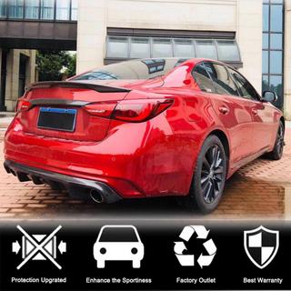 Rear Bumper Diffuser V2 for Q50 Base/Sport 2018-2023 Carbon Infiniti Q50/Q60 2013-2024 photo 2
