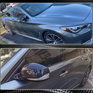 Mirror Covers V1 (Carbon) Infiniti Q50/Q60 2013-2024 photo 4