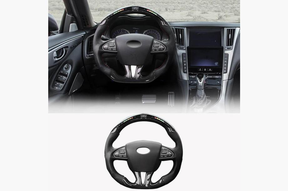 Infiniti Q50/Q60 2013-2024 Anatomical Steering Wheel (for 2014-2017, Carbon) Image