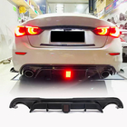 Infiniti Q50/Q60 2013-2024 Rear Bumper Diffuser V4 (for Q50 Base/Sport 2014-2017, Carbon) photo 1