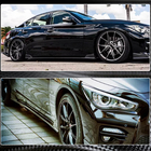Infiniti Q50/Q60 2013-2024 Side Skirts V1 (for Q50, Carbon) photo 5