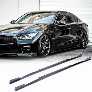 Side Skirts V1 (for Q50, Carbon) Infiniti Q50/Q60 2013-2024 photo 1