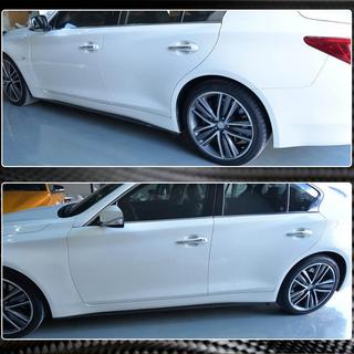 Side Skirts V2 (for Q50, Carbon) Infiniti Q50/Q60 2013-2024 photo 3