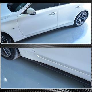 Side Skirts V2 (for Q50, Carbon) Infiniti Q50/Q60 2013-2024 photo 4