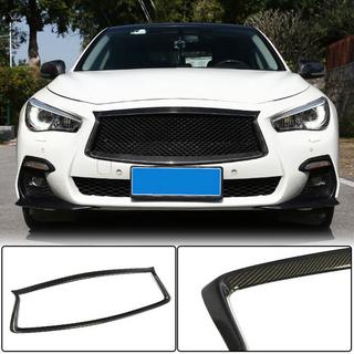 Front Grille Surround Trim (for Q50 2018-2022, Carbon) photo 2