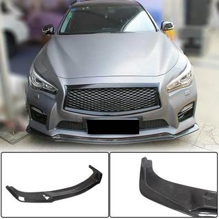 Front Bumper Lip V1 for Q50 Sport 2014-2017 Carbon Infiniti Q50/Q60 2013-2024 photo 1