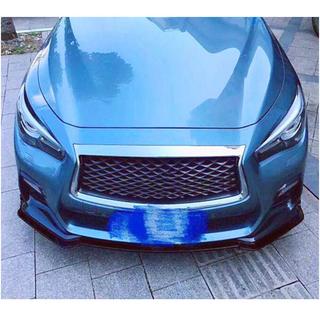 Front Bumper Lip V1 for Q50 Sport 2018-2022, Carbon Infiniti Q50/Q60 2013-2024 photo 3