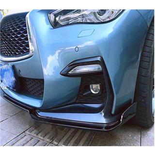Front Bumper Lip V1 for Q50 Sport 2018-2022, Carbon Infiniti Q50/Q60 2013-2024 photo 4