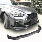 Infiniti Q50/Q60 2013-2024 Front Bumper Lip V2 for Q50 Sport 2018-2022 Carbon photo 1