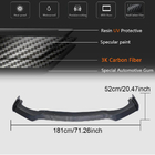 Infiniti Q50/Q60 2013-2024 Front Bumper Lip V2 for Q50 Sport 2018-2022 Carbon photo 6