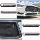 Infiniti Q50/Q60 2013-2024 Front Grille Surround Trim (for Q60 2016-2022, Carbon) photo 3