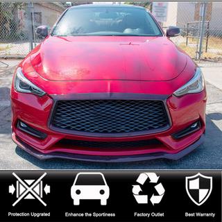 Front Grille Surround Trim (for Q60 2016-2022, Carbon) photo 2