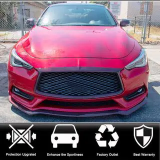 Front Grille Surround Trim (for Q60 2016-2022, Carbon) photo 2