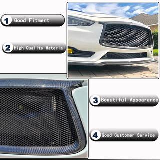 Front Grille Surround Trim (for Q60 2016-2022, Carbon) photo 3