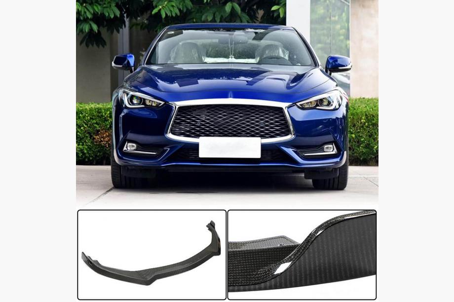 Infiniti Q50/Q60 2013-2024 Front Bumper Lip V1 for Q60 2016-2022 Carbon Image