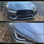 Infiniti Q50/Q60 2013-2024 Headlight Eyelids (for Q60 2016-2022, Carbon) photo 6