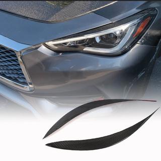 Headlight Eyelids (for Q60 2016-2022, Carbon) Infiniti Q50/Q60 2013-2024 photo 1