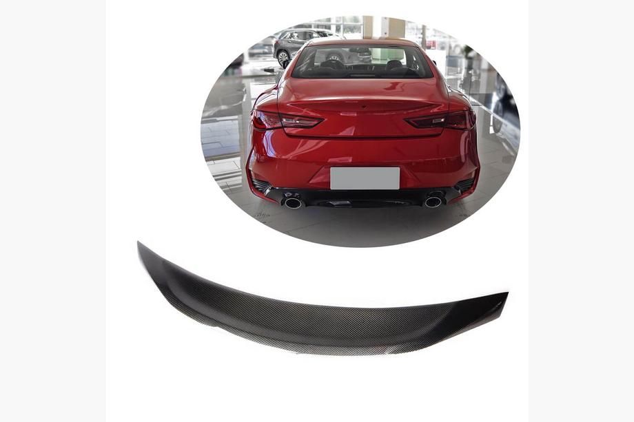 Infiniti Q50/Q60 2013-2024 Spoiler V3 (for Q60 2016-2022, Carbon) Image