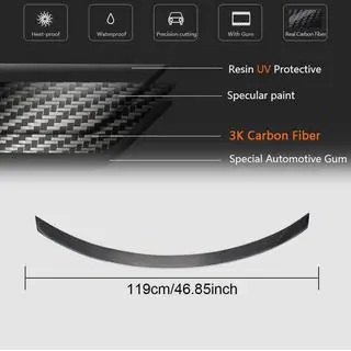 Spoiler V4 (for Q60 2016-2022, Carbon) Infiniti Q50/Q60 2013-2024 photo 4