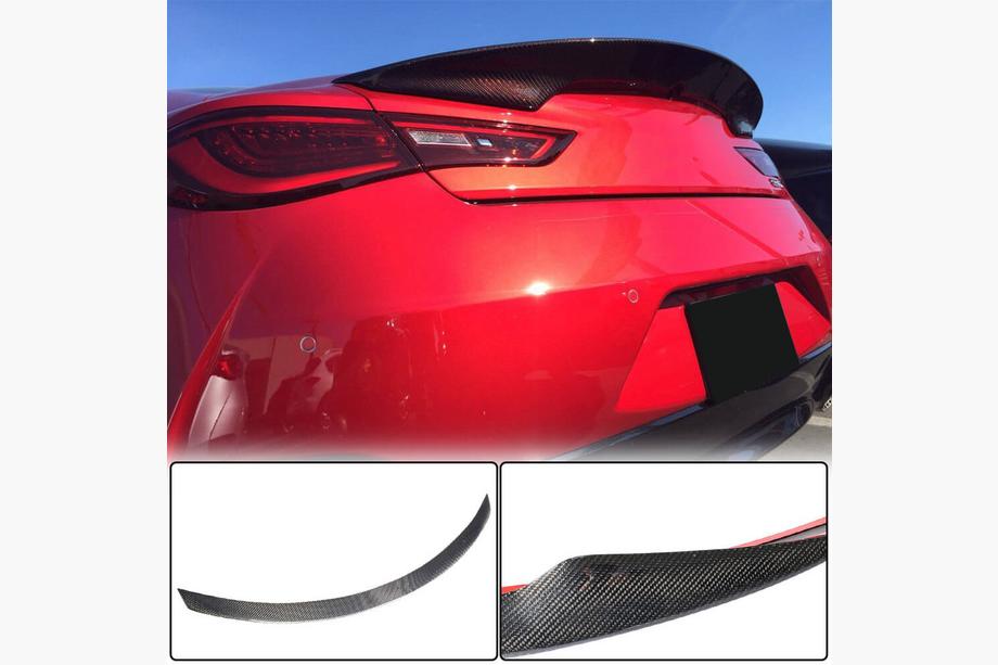 Infiniti Q50/Q60 2013-2024 Spoiler V4 (for Q60 2016-2022, Carbon) Image