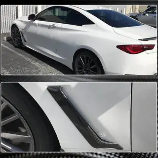 Carbon Front Fender Covers (for Q60 2016-2022) Infiniti Q50/Q60 2013-2024 photo 4
