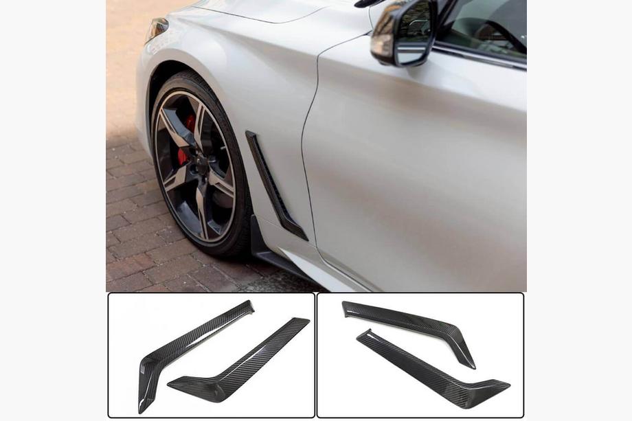 Infiniti Q50/Q60 2013-2024 Carbon Front Fender Covers (for Q60 2016-2022) Photo 1