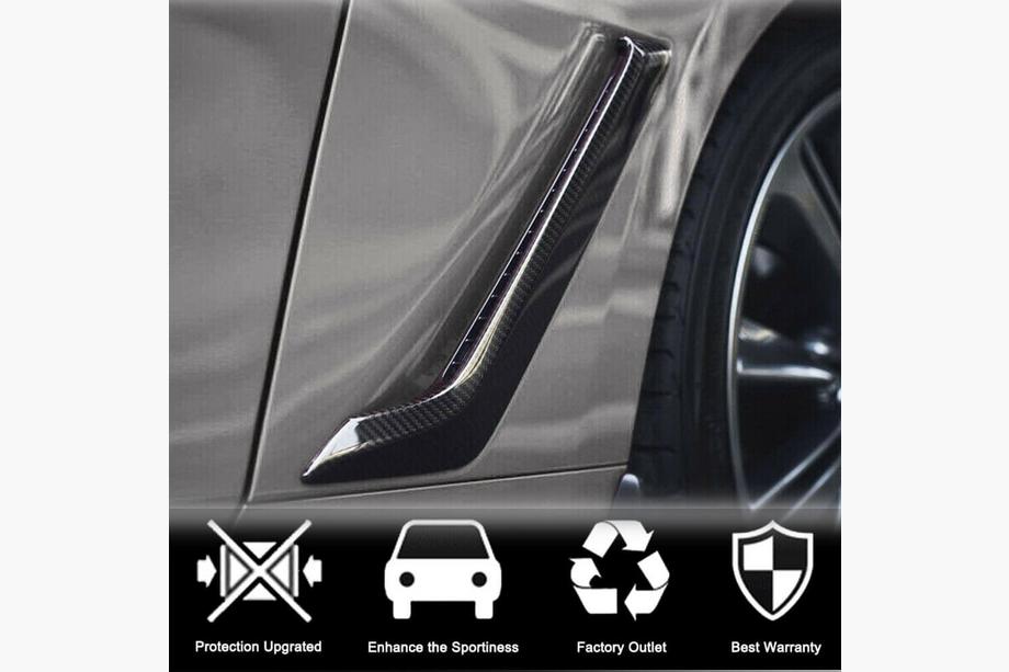 Infiniti Q50/Q60 2013-2024 Carbon Front Fender Covers (for Q60 2016-2022) Photo 2