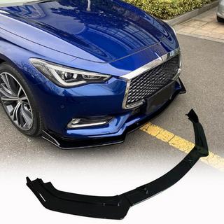 Front Bumper Lip V2 for Q60 2016-2022 Carbon Infiniti Q50/Q60 2013-2024 photo 1