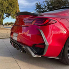 Infiniti Q50/Q60 2013-2024 Rear bumper covers (for Q60 2016-2022, Carbon) photo 2