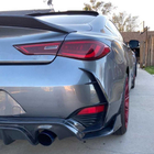 Infiniti Q50/Q60 2013-2024 Rear bumper covers (for Q60 2016-2022, Carbon) photo 3